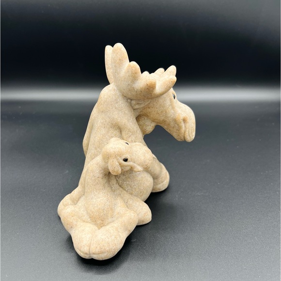 Quarry Critters Second Nature Design 2001 Matilda & Max Moose Vintage #48121 - Picture 5 of 10